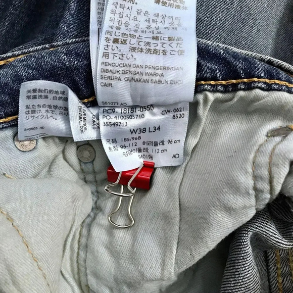 Levi's NWOT 541 Athletic Taper Jeans Men W38 L34 - Picture 12 of 12